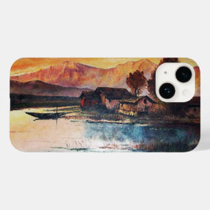 PINK BERGE SEE ALPINE SUNSET LANDSCAPE Case-Mate iPhone 14 HÜLLE