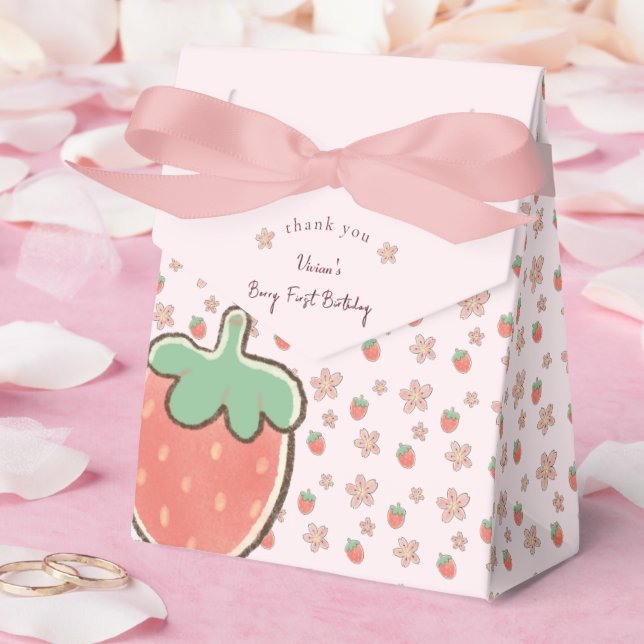 Pink Berry Sweet Girl Baby Dusche Geschenkschachtel (Hochzeit)