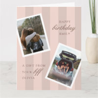 Pink Best Friends Foto Happy Geburtstag