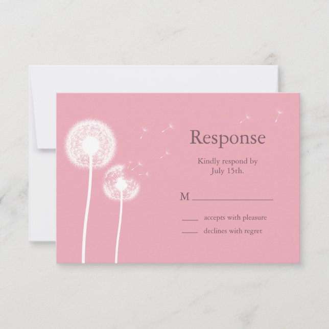 Pink Best wünscht sich! UAWG RSVP Karte (Vorderseite)