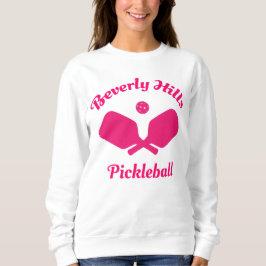 Pink Beverly Hills Pickleball Sweatshirt