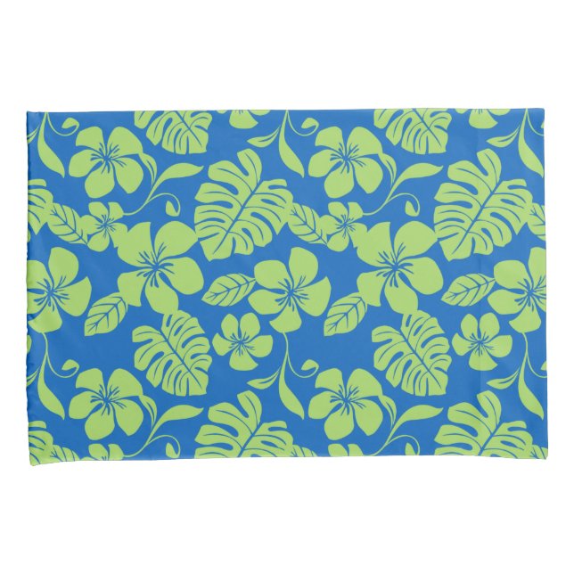 PINK BIKINI (BLAU/GRÜNE) KISSENBEZUG (Vorderseite-Rechts)