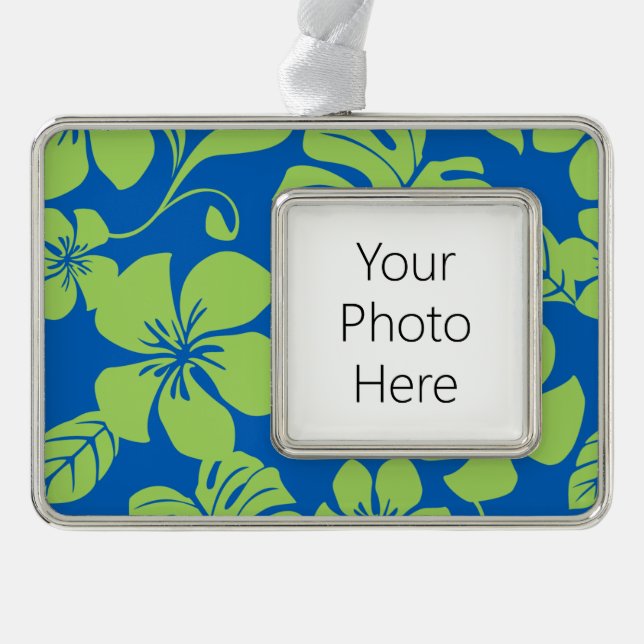 PINK BIKINI (BLAU/GRÜNE) Rahmen-Ornament SILBER (Vorderseite)