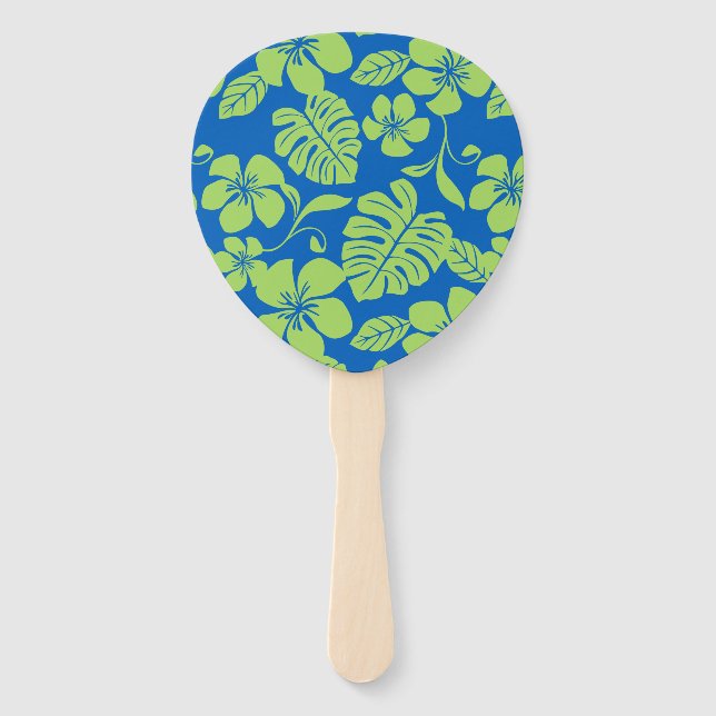 PINK BIKINI (BLAU/GRÜNE) Set Fans Fächer (Vorderseite)