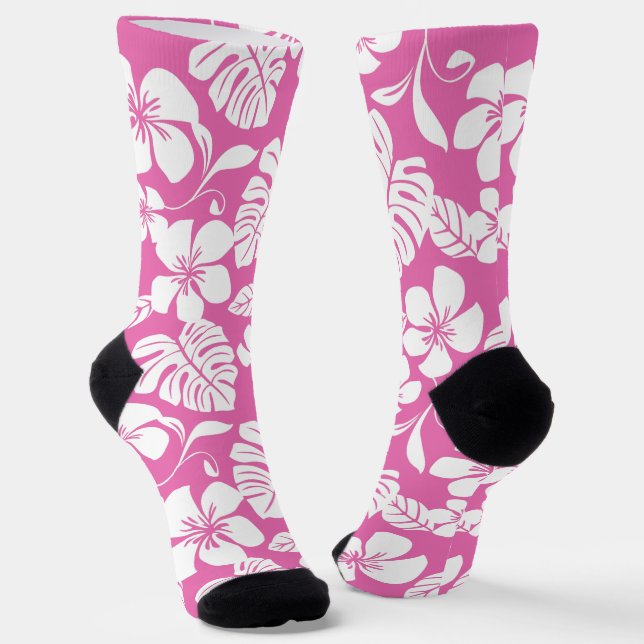 PINK BIKINI (FLAMINGO PINK) SOCKEN (Gewinkelt)