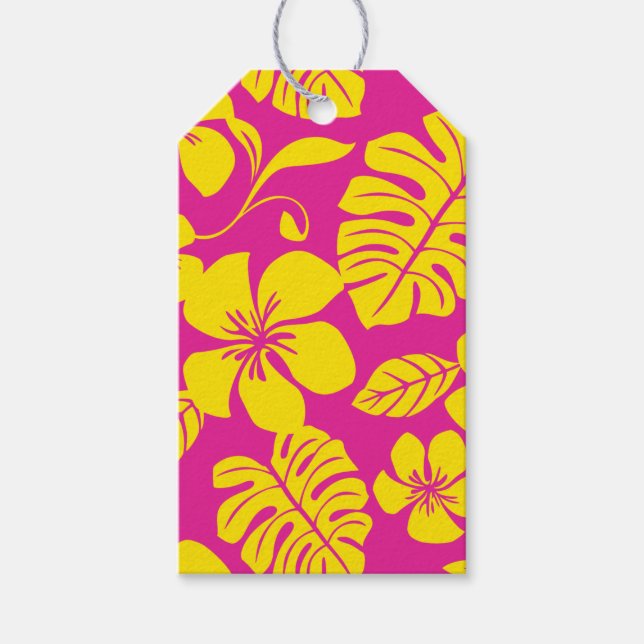 PINK BIKINI (HOT PINK/YELLOW) GESCHENKANHÄNGER (Vorderseite)