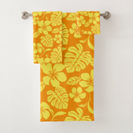 PINK BIKINI (MANDARINE/GELB) BADHANDTUCH SET