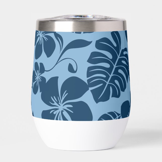 PINK BIKINI-PATTER IN BLAU x 2 (Vorderseite)