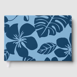 PINK BIKINI-PATTER IN BLAU x 2 Gästebuch