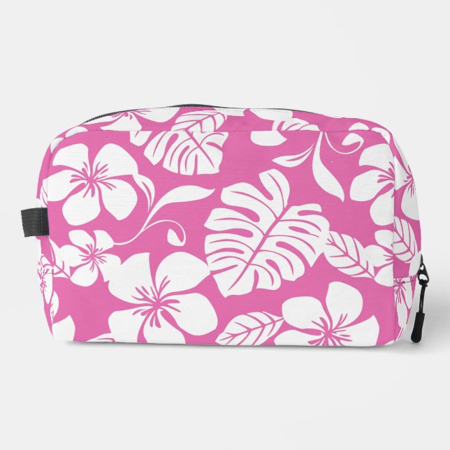 PINK BIKINI PATTER IN FLAMINGO GUM PINK WASCHBEUTEL (Vorderseite)