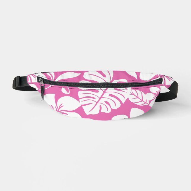 PINK BIKINI PATTER IN FLAMINGO PINK BAUCHTASCHE (Vorderseite)