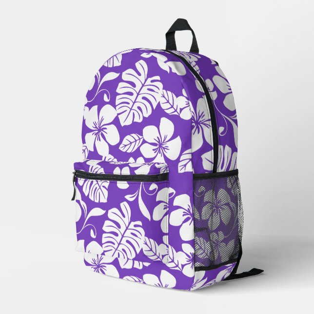 PINK BIKINI PATTER IN GRAPE BEDRUCKTER RUCKSACK (Rückseitige Ecke Rechts)