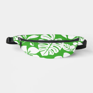 PINK BIKINI PATTER IN GRASS GREEN BAUCHTASCHE