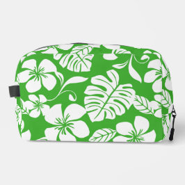 PINK BIKINI PATTER IN GRASS GREEN WASCHBEUTEL