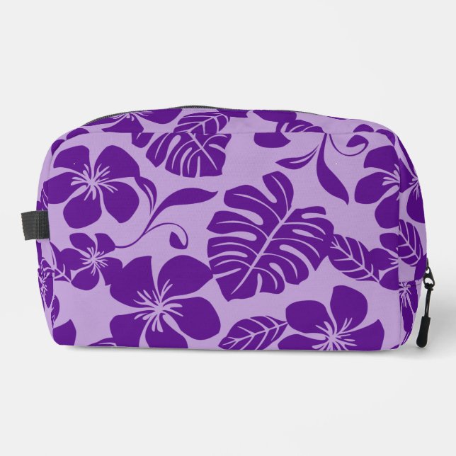 PINK BIKINI-PATTER IN LILA x 2 Waschbeutel (Vorderseite)