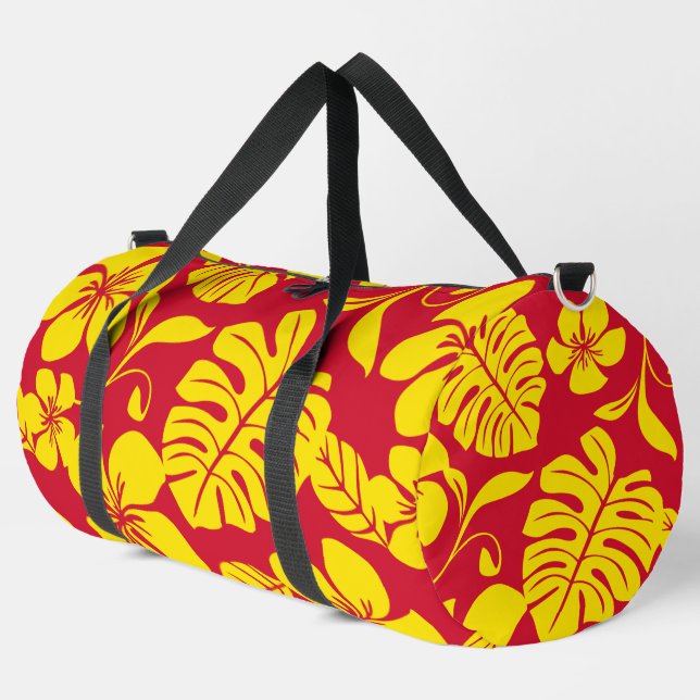 PINK BIKINI PATTER IN ROT/GOLD DUFFLE BAG (Linke Ecke)
