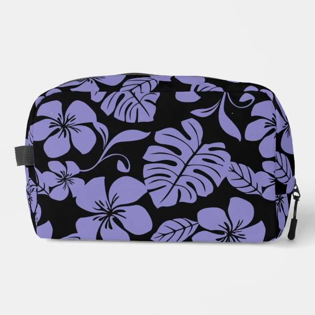 PINK BIKINI PATTER IN SCHWARZ/LAVENDER WASCHBEUTEL (Vorderseite)