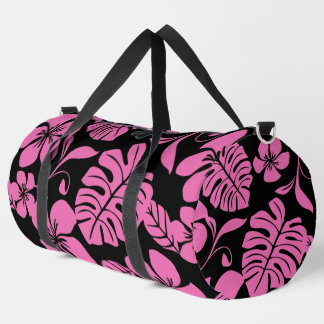 PINK BIKINI PATTER IN SCHWARZ/PINK DUFFLE BAG