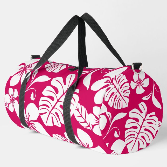PINK BIKINI PATTER IN STRAWBERRY RED DUFFLE BAG (Linke Ecke)
