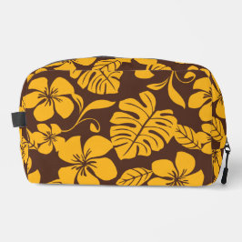 PINK BIKINI PATTERN IN BROWN/GOLD WASCHBEUTEL