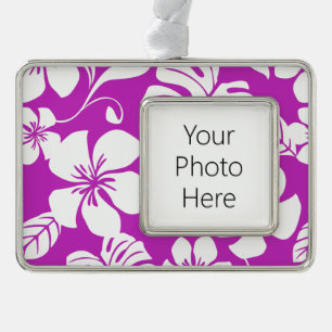 PINK BIKINI (RASPBERRY) Rahmen-Ornament SILBER