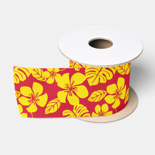 PINK BIKINI (RED/GOLD) SATIN RIBBON SATINBAND