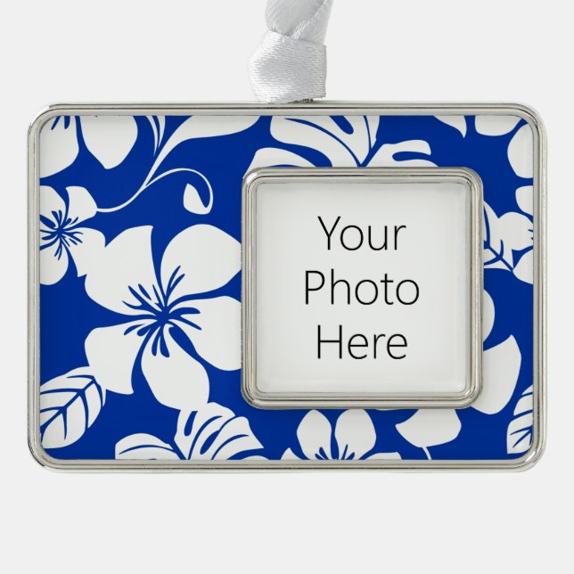 PINK BIKINI (ROYAL BLUE) Rahmen-Ornament SILBER (Vorderseite)