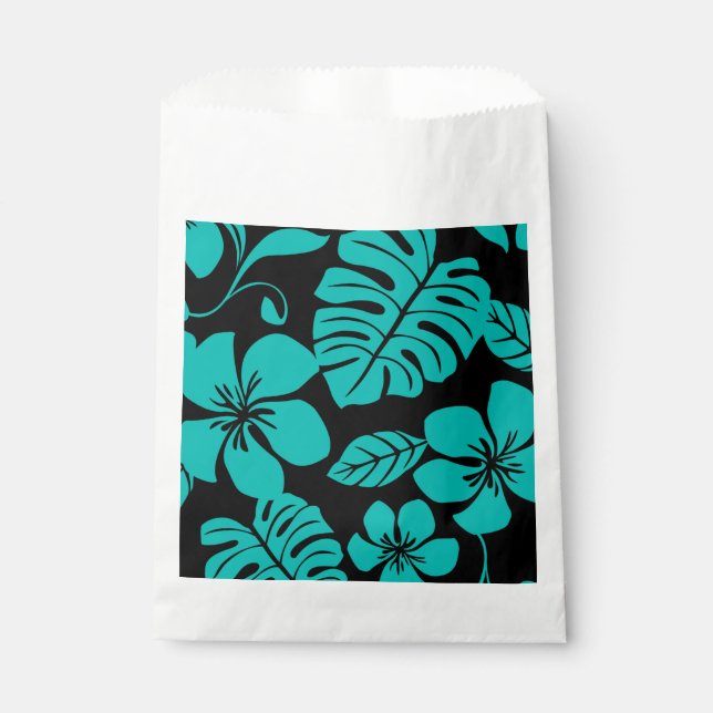 PINK BIKINI (SCHWARZ/AQUAMARIN) GESCHENKTÜTCHEN (Vorderseite)