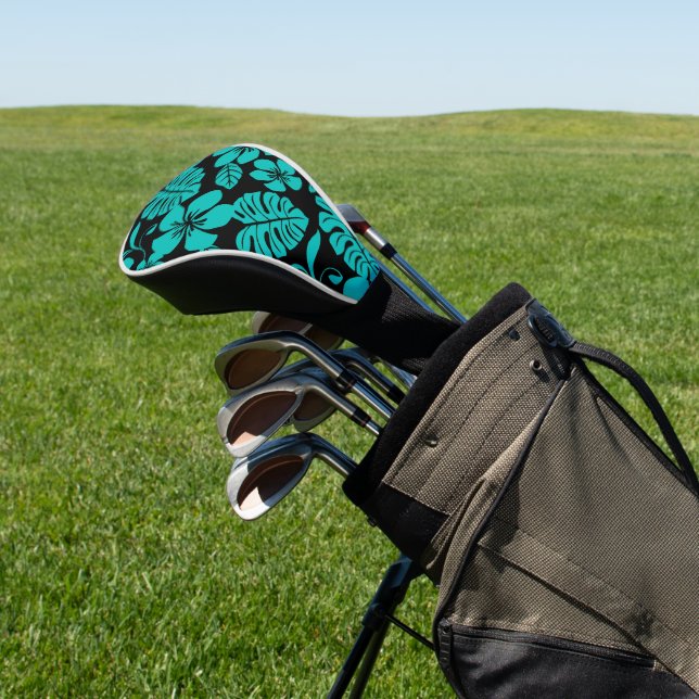 PINK BIKINI (SCHWARZ/AQUAMARIN) GOLF HEADCOVER (In SItu)
