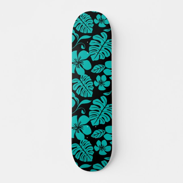 PINK BIKINI (SCHWARZ/AQUAMARIN) SKATEBOARD (Vorne)