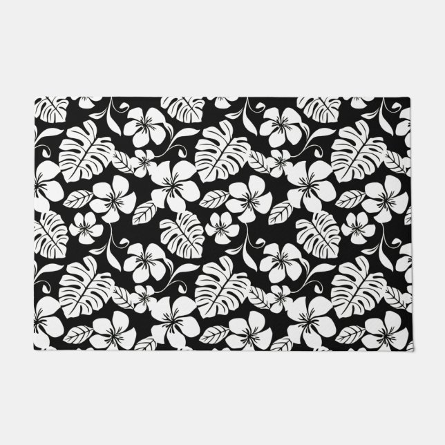 PINK BIKINI (SCHWARZ) FUßMATTE (Vorderseite)