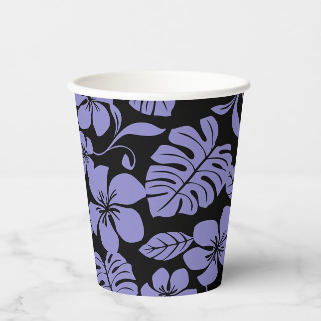 PINK BIKINI (SCHWARZ/LAVENDER) PAPPBECHER (Vorderseite)