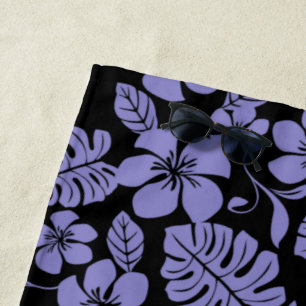 PINK BIKINI (SCHWARZ/LAVENDER) STRANDTUCH