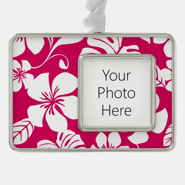 PINK BIKINI (STRAWBERRY RED) Rahmen-Ornament SILBER (Vorderseite)