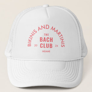 Pink Bikinis and Martinis Der Bach Club Custom Truckerkappe