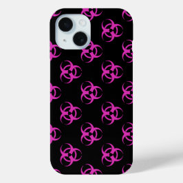 Pink-Biogefährdung-Symbol-Muster Case-Mate iPhone Hülle
