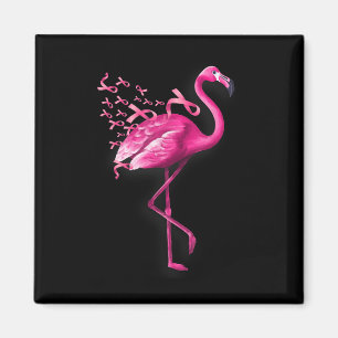 Pink Bird Flamingo Brustkrebs Bewusstsein Magnet