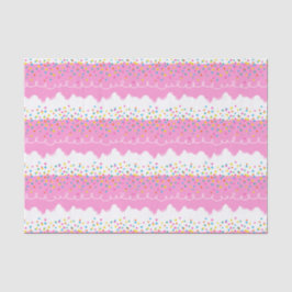 Pink Birthday Cake Zuckerguss Seidenpapier