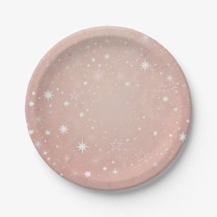 Pink Birthday Party Paper Plate   Benutzerdefinier Pappteller