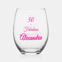 Pink Black 50 & Fantastisch 50. Geburtstag 