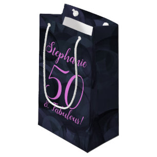 Pink Black 50 und fabelhafte Geburtstagsparty Kleine Geschenktüte