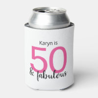 Pink Black 50 und fabulous 50. Geburtstag
