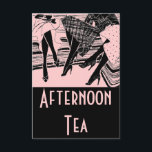 Pink & Black Afternoon Party Einladung<br><div class="desc">Pink & Black Tea Party Einladung/Ankündigung. Füllen Sie einfach die Vorlagenbereiche aus, um Ihre Zusammenkunft wiederzugeben! Bevor Sie Ihre Bestellung aufgeben, verdoppeln Sie bitte das Anzeigemuster, sowohl die Vorderseite als auch die Rückseite, um sicherzustellen, dass Ihre Änderungen genau so erscheinen, wie Sie gewollt haben, und um sicherzustellen, dass alle unerwünschten...</div>