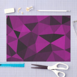 Pink black geometric mesh pattern seidenpapier