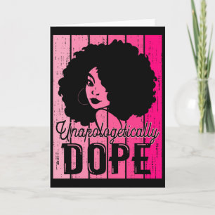 Pink Black History Month Unverblümt Drogen Bla Karte