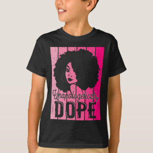 Pink Black History Month Unverblümt Drogen Bla T-Shirt