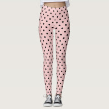 Pink Black Polak Dot