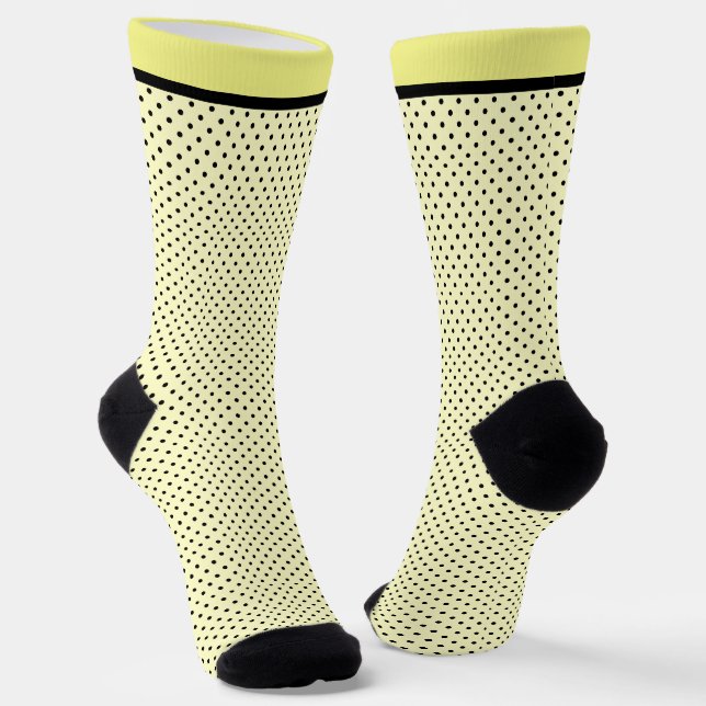 Pink Black Polak Dot Socken (Gewinkelt)