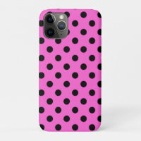 Pink & Black Polka Dots Dot