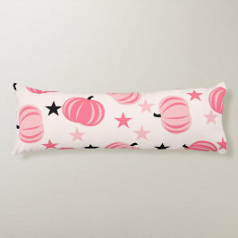 Pink & Black Pumpkin mit Stars Halloween & Autumn Seitenschläferkissen